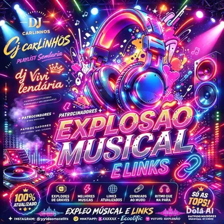Imagem do grupo 🎼🎧 EXPLOSÃO MÚSICAL E LINKS🎧🎼