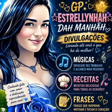Imagem do grupo GP⭐ESTRELLYNHAH 1 ☆♡ DIVULGAÇÕES MÚSICAS🎼 ؀ƀIŦΔŞ📝 ₣ŘΔŞ€Ş E ŁIŇҜŞ ⭐💯
