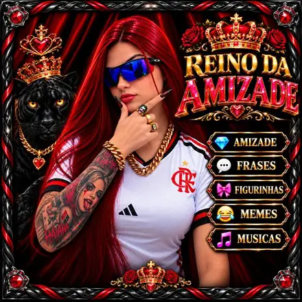 Imagem do grupo 👑💖 𝐑𝐄𝐈𝐍𝐎 𝐃𝐀 𝐀𝐌𝐈𝐙𝐀𝐃𝐄 💖👑 💬 𝐅𝐑𝐀𝐒𝐄𝐒 🎀 𝐅𝐈𝐆𝐔𝐑𝐈𝐍𝐇𝐀𝐒 😂 𝐌𝐄𝐌𝐄𝐒 🎶𝐌𝐔𝐒𝐈𝐂𝐀𝐒